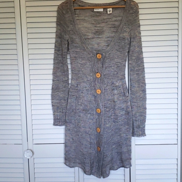 Anthropologie Sweaters - Anthro Sleeping On Snow Scoop Neck Cardigan, XS